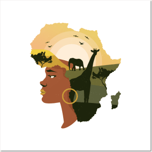 Feminist design for mother africa Posters and Art